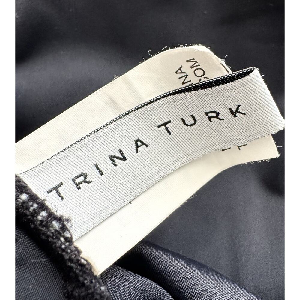 Trina Turk Yucateca Halter Monokini Swimsuit Womens Size 8 One Shoulder 1-Piece - Picture 5 of 9